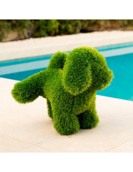 Figura de césped, perro patita, 24 x 35 x 35 cm