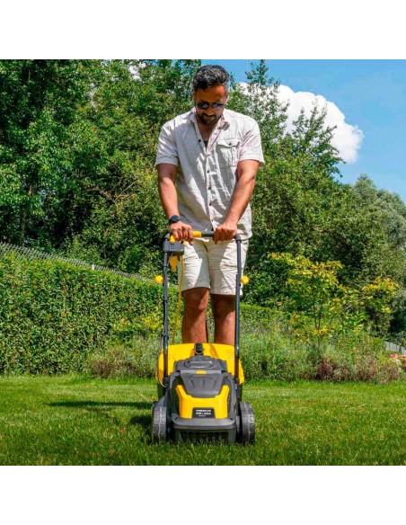 Cortacésped 1300 w 320 mm + cortabordes 250 w