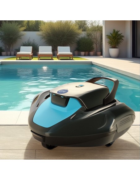 Robot limpiafondos inalámbrico moovo 90, para piscinas de hasta 80 m²