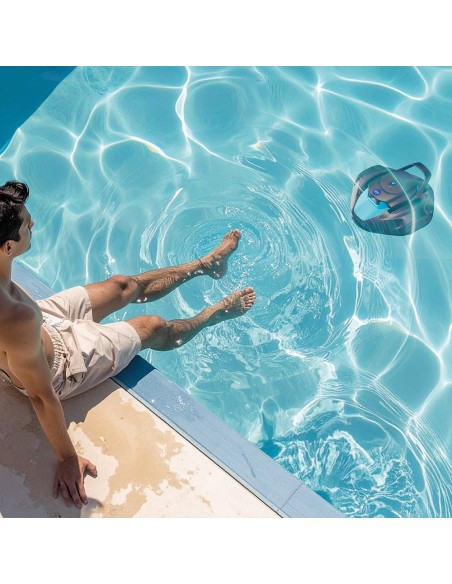 Robot limpiafondos inalámbrico moovo 90, para piscinas de hasta 80 m²