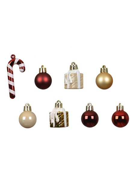 Adornos decoración árbol navidad, modelos variados, tubo 10 uds