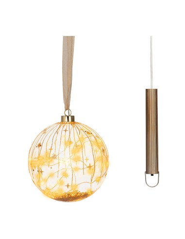 Bola micro led luz cálida, uso interior, a...