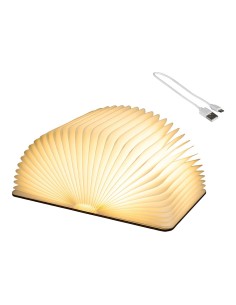 Libro decorativo con luz led fija