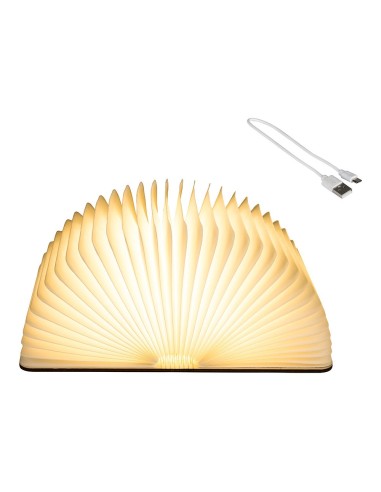 Libro decorativo con luz led fija