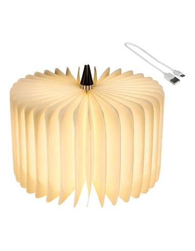 Libro decorativo con luz led fija