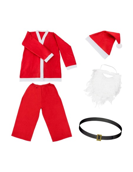 Disfraz de santa claus 5 piezas