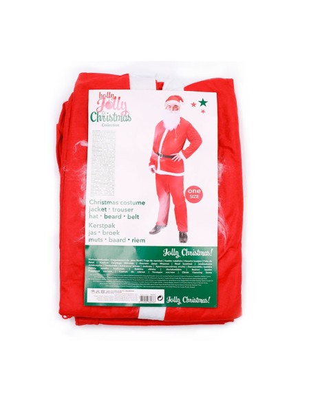 Disfraz de santa claus 5 piezas