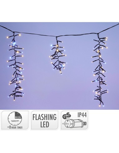 Cortina carámbanos led