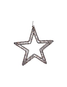 Estrella 800 leds negro 36 cm