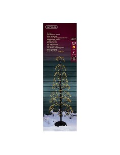 Árbol micro led con función fija y parpadeante para uso exterior 1,2 m 2