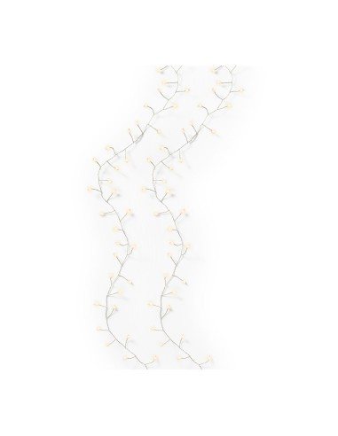 Guirnalda led exterior, blanca cálida y...