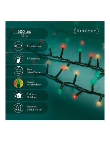 Guirnalda multifunción, uso exterior, led...