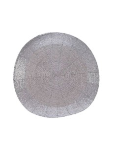 Salvamantel redondo ø35 cm plateado
