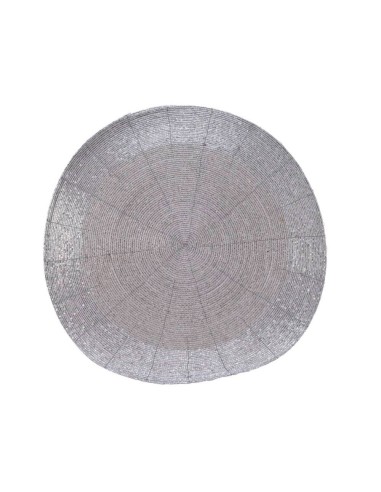 Salvamantel redondo ø35 cm plateado