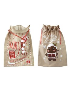 Bolsa regalo motivos navideños, modelos variados, 50 x 70 cm