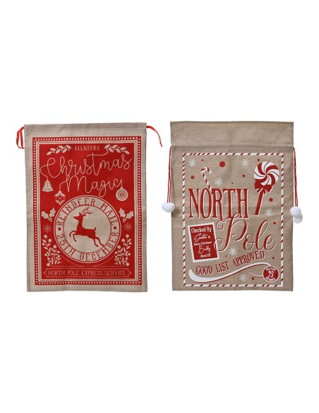 Bolsa regalo motivos navideños, modelos variados, 50 x 70 cm