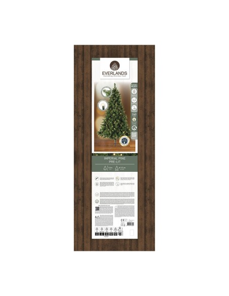 Árbol de navidad uso interior tipo pino imperial con led ø117 x 180 cm