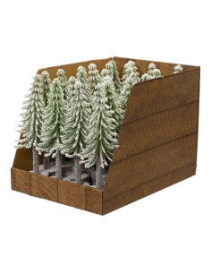 Mini árbol nevado de interior ø8 x 25 cm 2