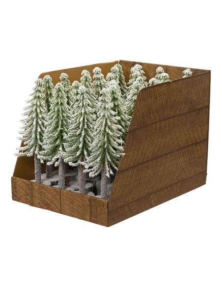 Mini árbol nevado de interior ø8 x 25 cm