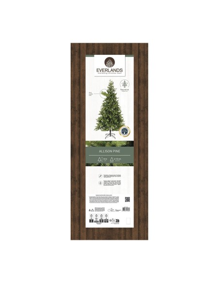 Árbol de navidad uso interior tipo pino allison ø112 x 180 cm