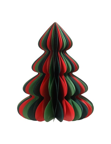 Árbol de papel dorado con purpurina ø48 x 60 cm