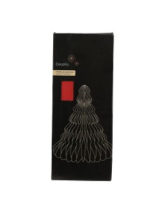 Árbol de papel dorado con purpurina ø48 x 60 cm 2