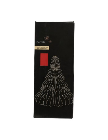 Árbol de papel dorado con purpurina ø48 x 60 cm