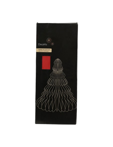 Árbol de papel dorado con purpurina ø48 x 60 cm