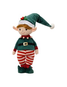 Elfo muñeco poliéster rígido 8 x 13 x 47 cm