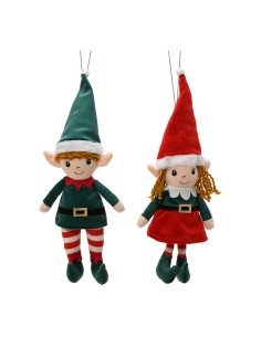 Elfo muñeco para colgar modelos variados 5 x 10 x 24 cm