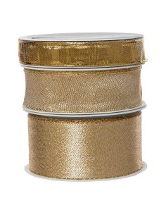 Cinta poliéster dorada modelos variados