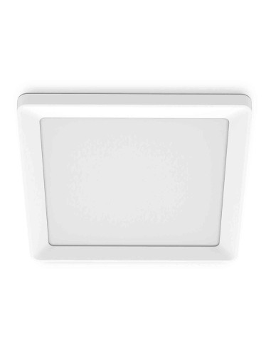 Plafón cuadrado blanco valen, 17 w, 2050 im, 2200-6500 k, 395 x 37 x 395 mm