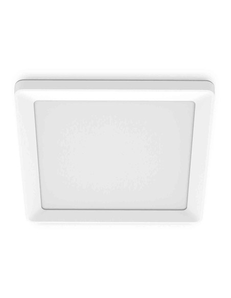 Plafón cuadrado blanco valen, 17 w, 2050 im, 2200-6500 k, 395 x 37 x 395 mm