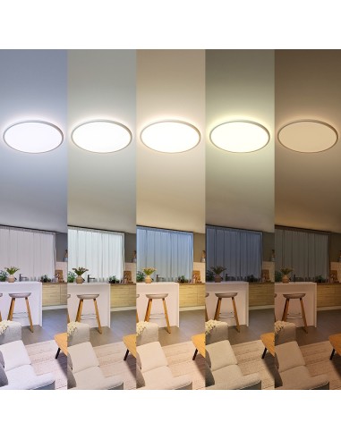 Plafón redondo blanco valen, 32 w, 4100 im,...