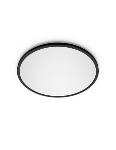 Plafón redondo negro valen, 32 w, 4100 im, 2200-6500 k, ø541 x 28 cm