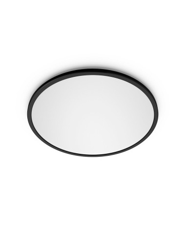 Plafón redondo negro valen, 32 w, 4100 im, 2200-6500 k, ø541 x 28 cm