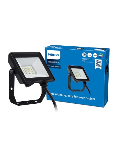 Foco proyector led, negro, 20 w, 1900 im, 4000...