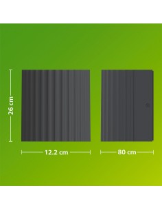 Aplique de exterior led zyre antracita 4,3 w, 800 lm 2