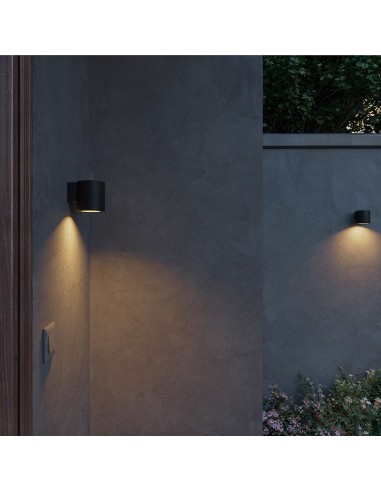 Aplique de exterior led fylx 5 w, negro