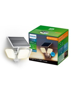 Luz de seguridad solar zyren blanca 24,5 w, 4000/50 im, 3000 k