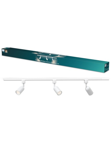 Sistema de riel easylink 3 proyectores shea, 5 w, blanco