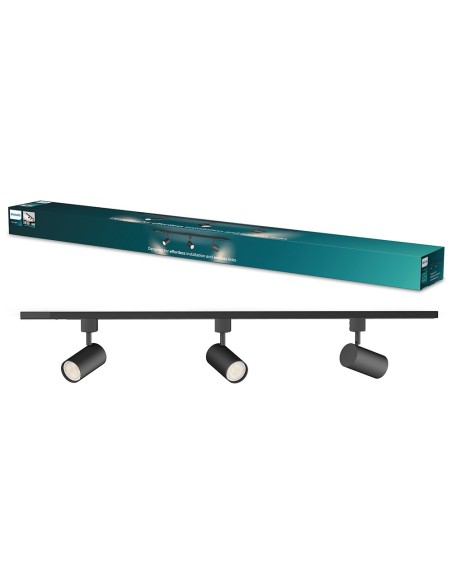 Sistema de riel easylink 3 proyectores, zilo, 5 w, negro