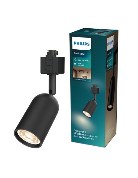 Foco easylink shea gu10, negro