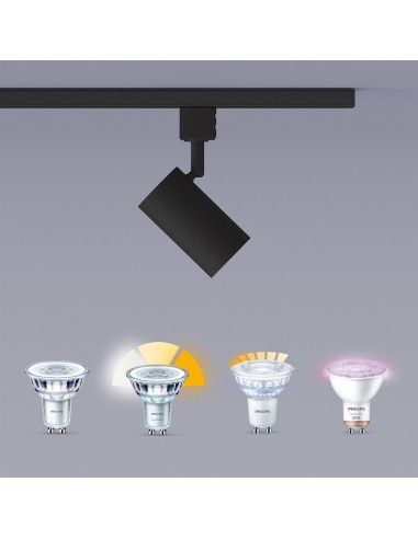 Foco easylink zilo gu10, negro