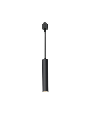 Lámpara de techo suspendida easylink, paxie gu10, negra, ø60 x 1550 mm