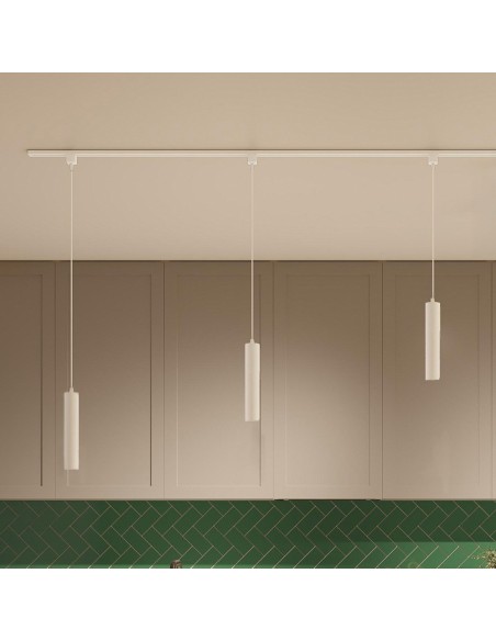 Riel de extensión easylink 1 m, con alimentación, blanco