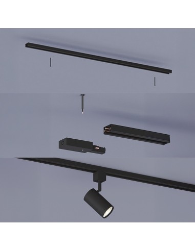 Fuente de alimentación doble easylink, negra