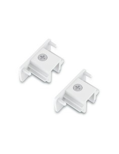 Tapa final easylink, blanca, 2 uds