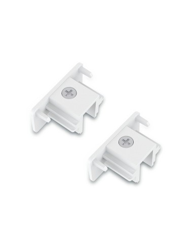 Tapa final easylink, blanca, 2 uds