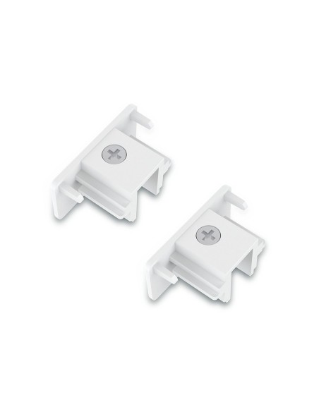 Tapa final easylink, blanca, 2 uds